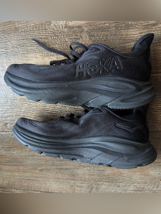 Hoka Shoes - Hoka All-Black Athletic Running Shoes